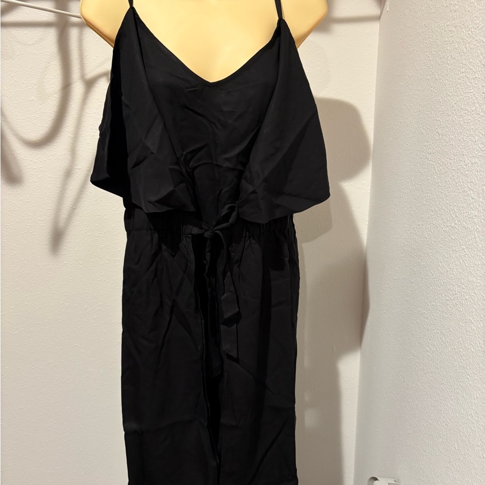 Terea by Andrea Pitter Black Spaghetti Strap Dress